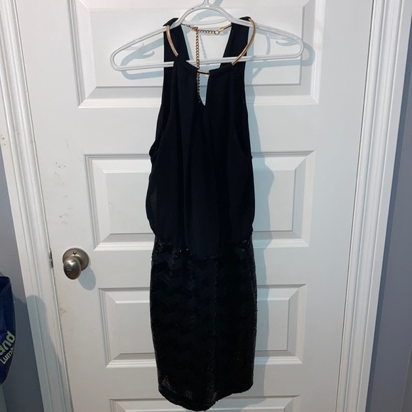 Guess Black Sequin Cocktail Dress - Picture 5 of 5